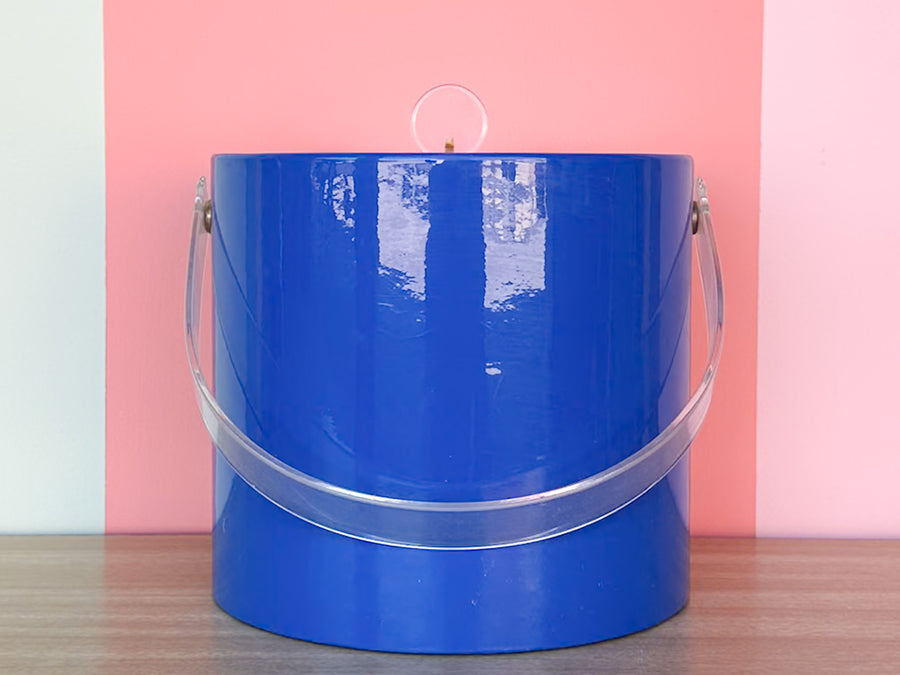 Royal Blue Ice Bucket