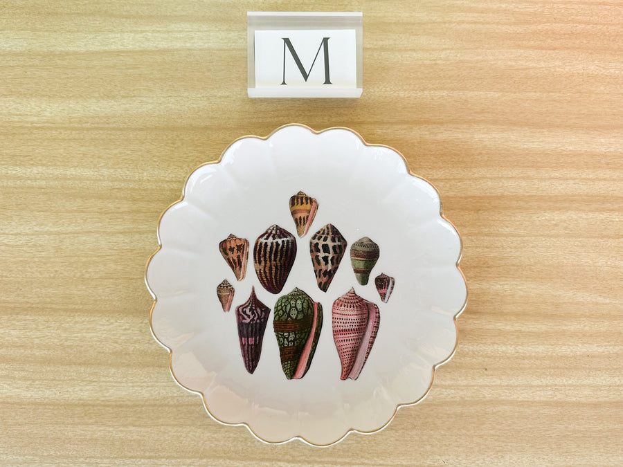 Shell Chic Decoupage Plates