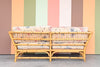 Old Florida Rattan Sofa