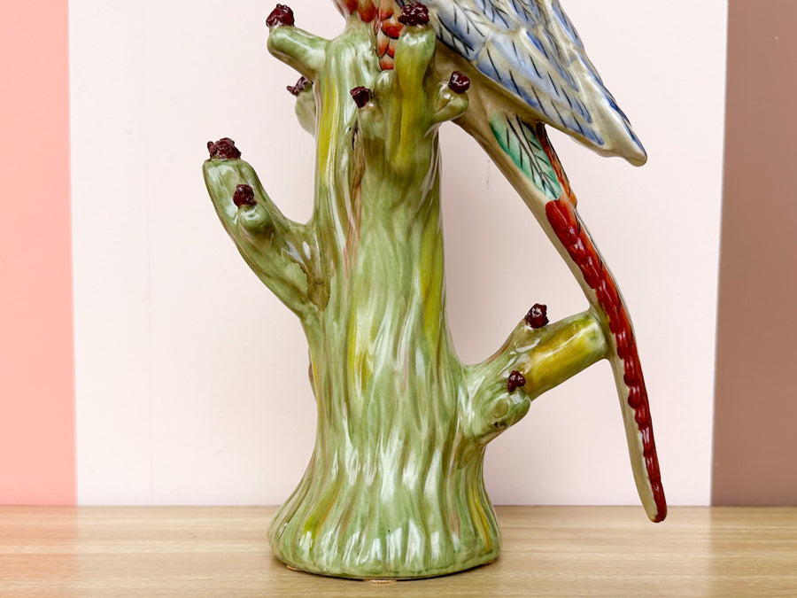 Pair of Chinoiserie Chic Parrots