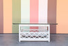 Ficks Reed Rattan Lattice Coffee Table