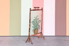 Hand Painted Tortoiseshell Bamboo Fireplace Screen