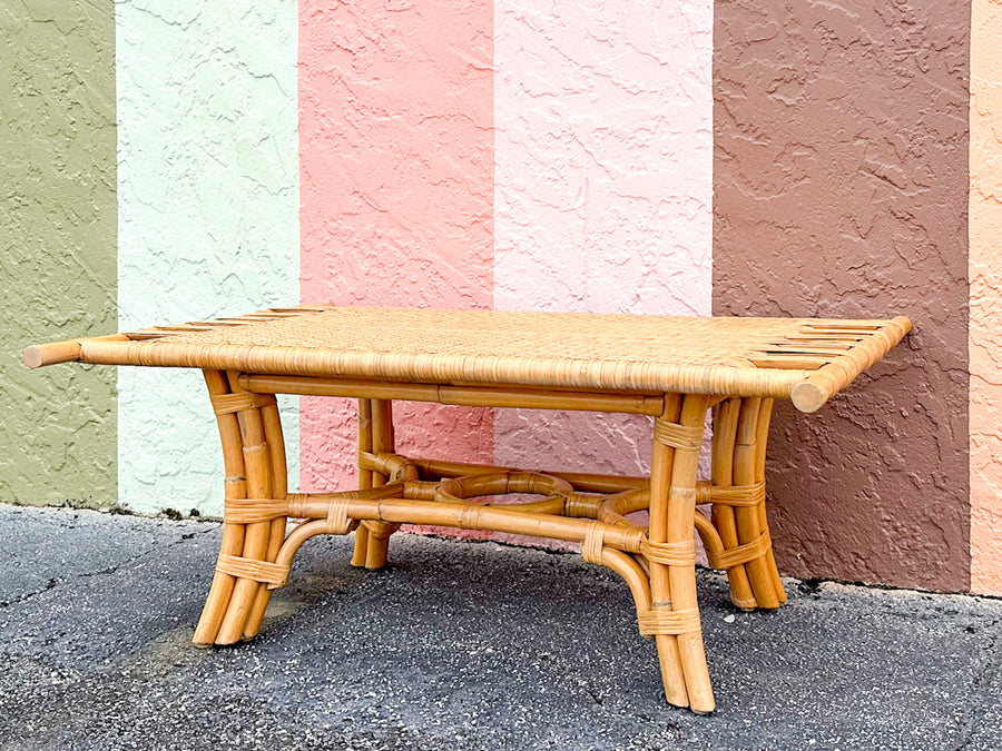 Cute Island Style Rattan Coffee Table