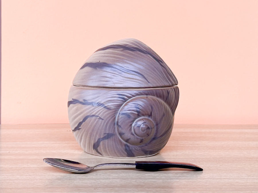 Japanese Conch Shell Creamer and Sugar Set
