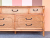 Natural Faux Bamboo Double Dresser