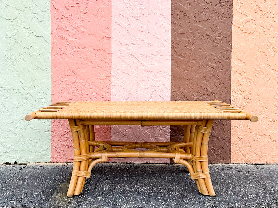 Cute Island Style Rattan Coffee Table