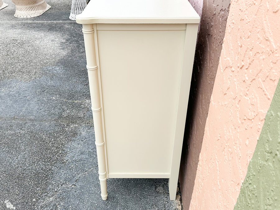 Palm Beach Faux Bamboo Tall Chest