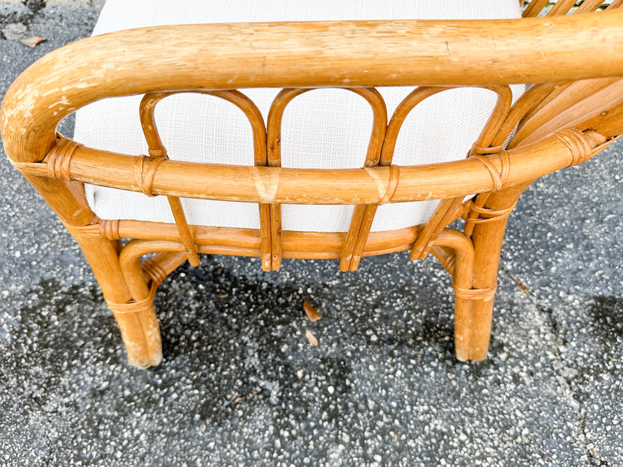Set of Four Coastal Balloon Back Dining Chairs