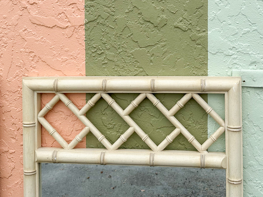 Pair of Faux Bamboo Chippendale Mirrors