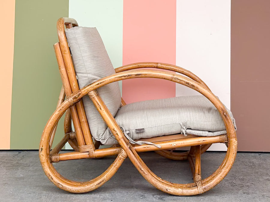 Frankl Style Rattan Pretzel Chair