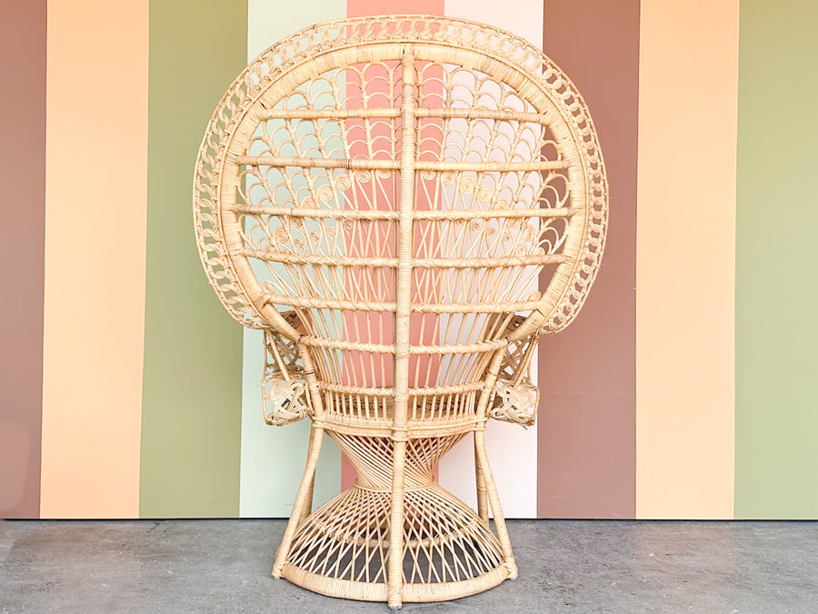 Natural Rattan Peacock Chair