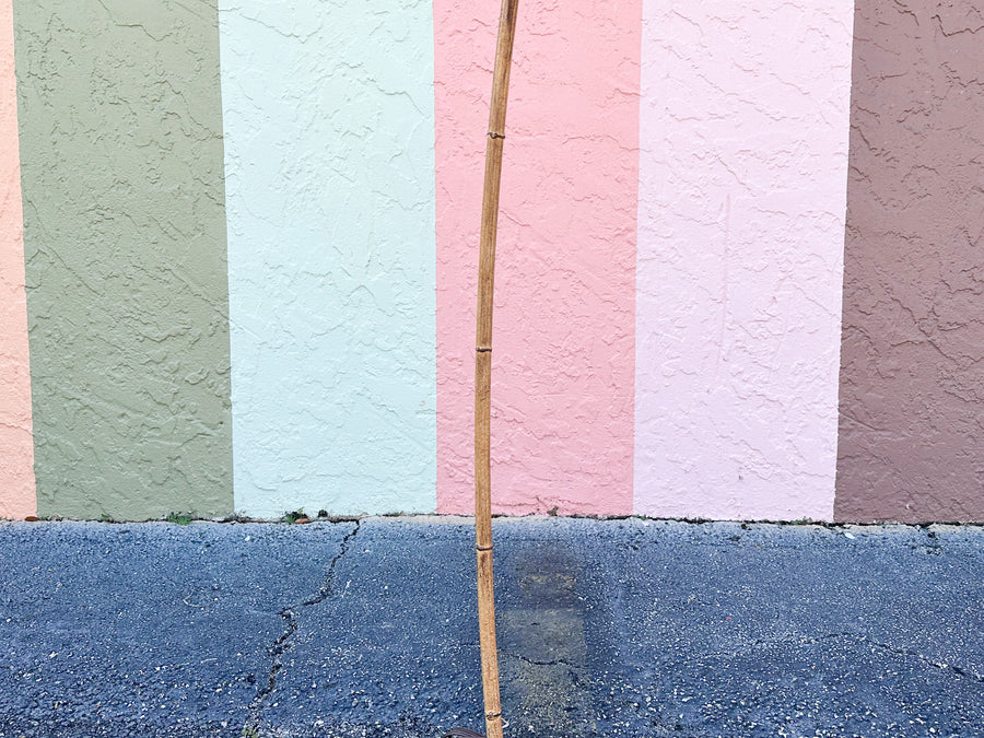 Tole Palm Tree Floor Lamp
