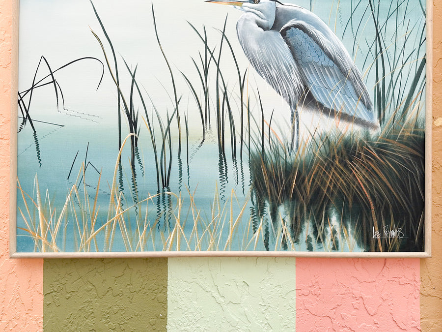 Blue Heron Original Art by Lee Reynolds