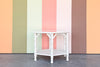 Faux Bamboo Side Table