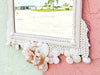 Beautiful Blush Shell Mirror