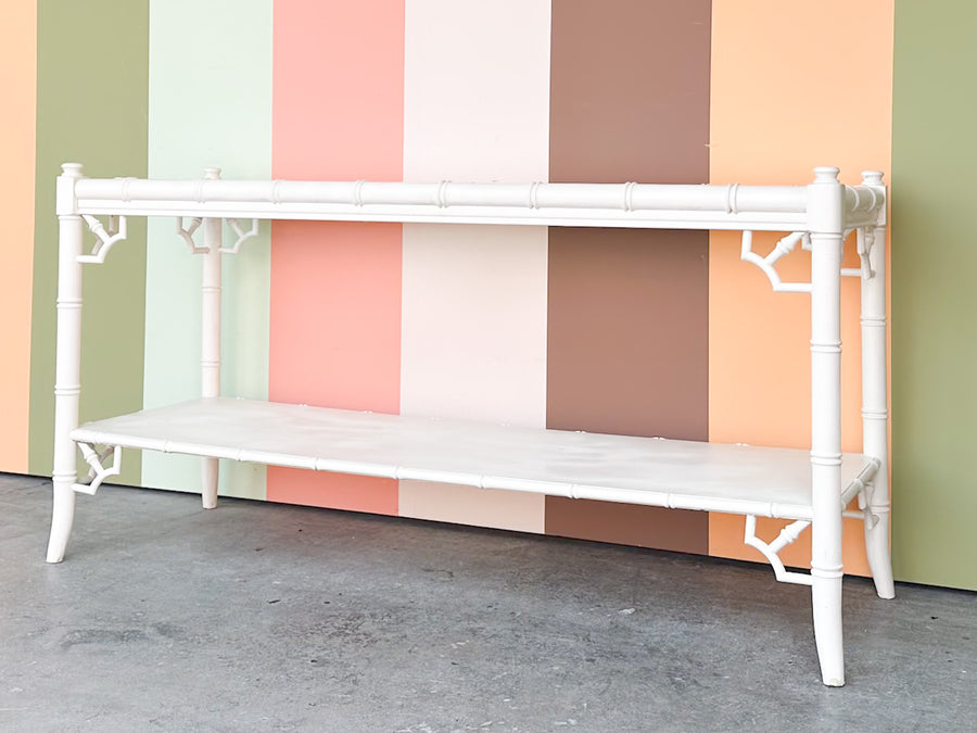 Thomasville Faux Bamboo Console