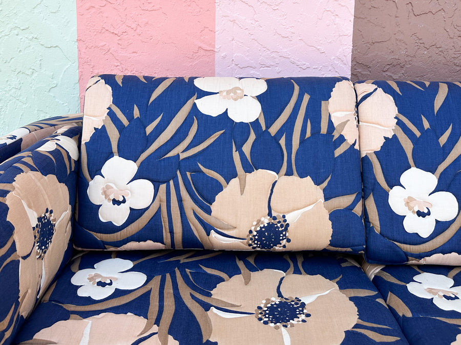 Fab Floral Upholstered Sleeper Sofa