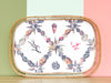 Shell Decoupage Bamboo Tray
