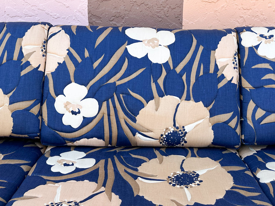 Fab Floral Upholstered Sleeper Sofa