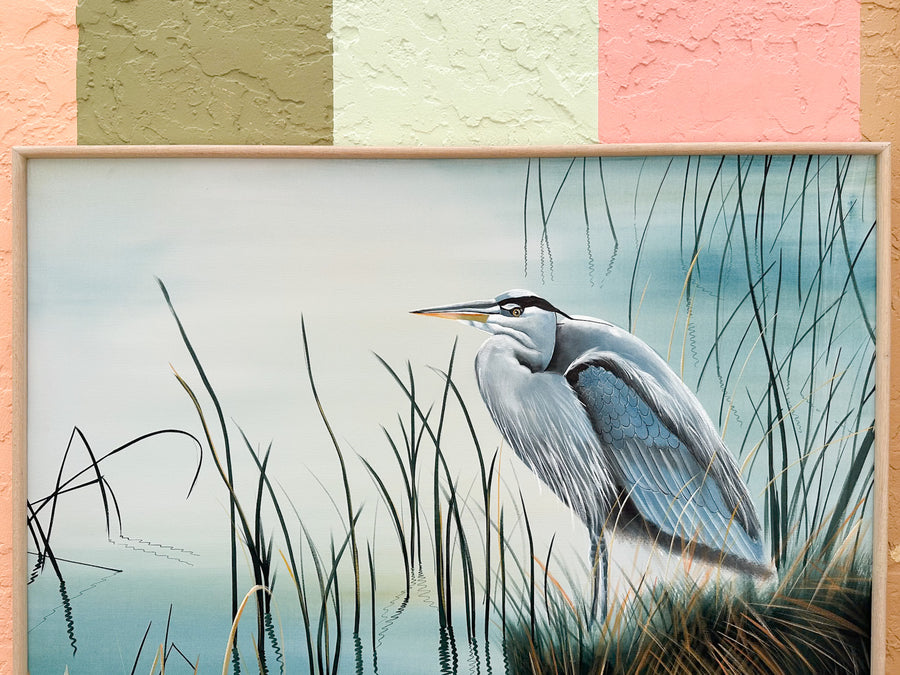 Blue Heron Original Art by Lee Reynolds