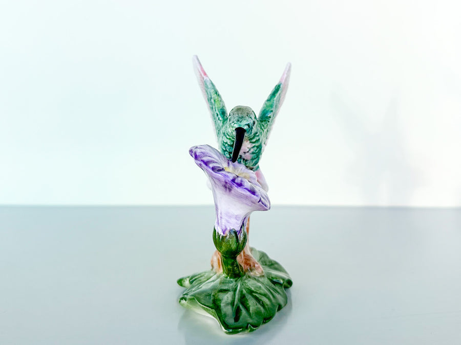 Set of Six Fitz and Floyd Hummingbird Napkin Rings