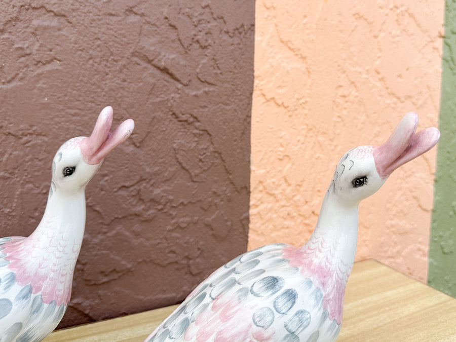 Pair of Adorable Italian Ceramic Ducks