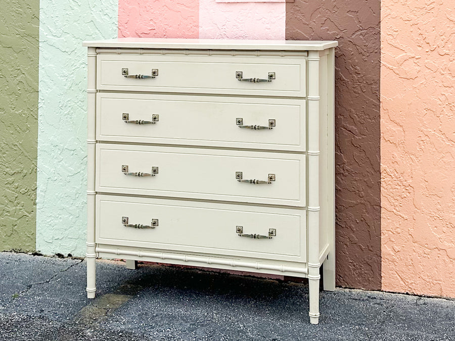Palm Beach Faux Bamboo Tall Chest