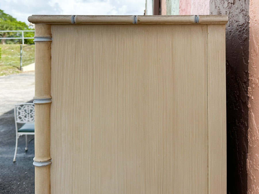 Thomasville Faux Bamboo Armoire
