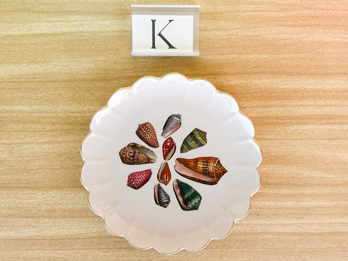 Shell Chic Decoupage Plates