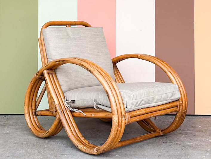 Frankl Style Rattan Pretzel Chair