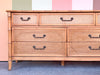 Natural Faux Bamboo Double Dresser