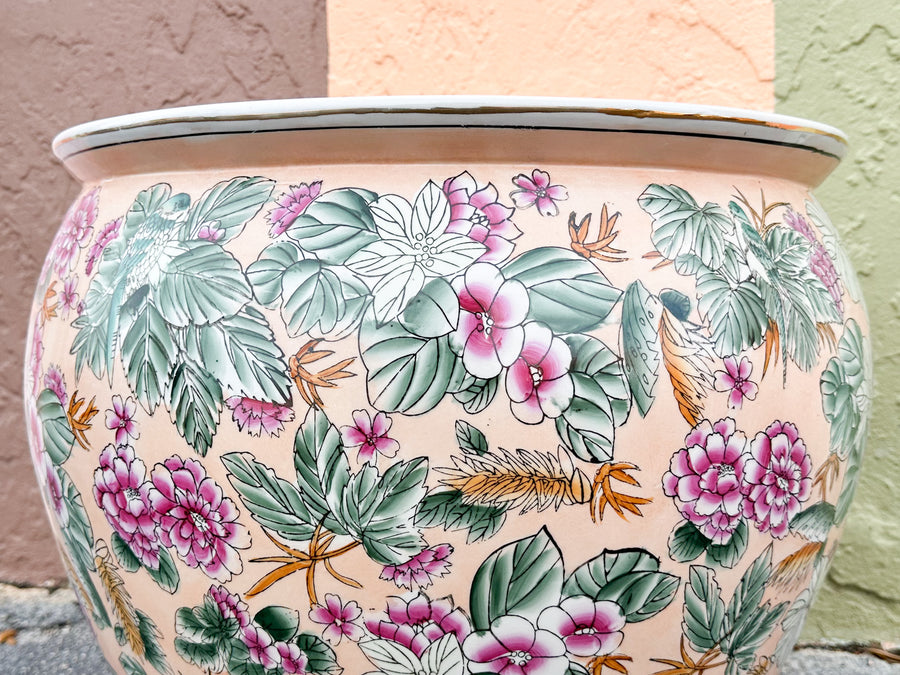 Large Tropical Chic Cachepot