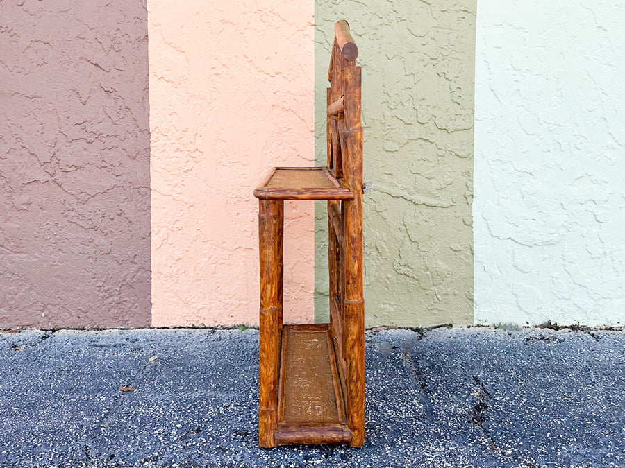 Pagoda Wall Shelf with Mirror