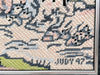Chinoiserie Landscape Needlepoint Framed Art