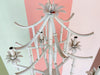 Faux Bamboo Pagoda Chandelier