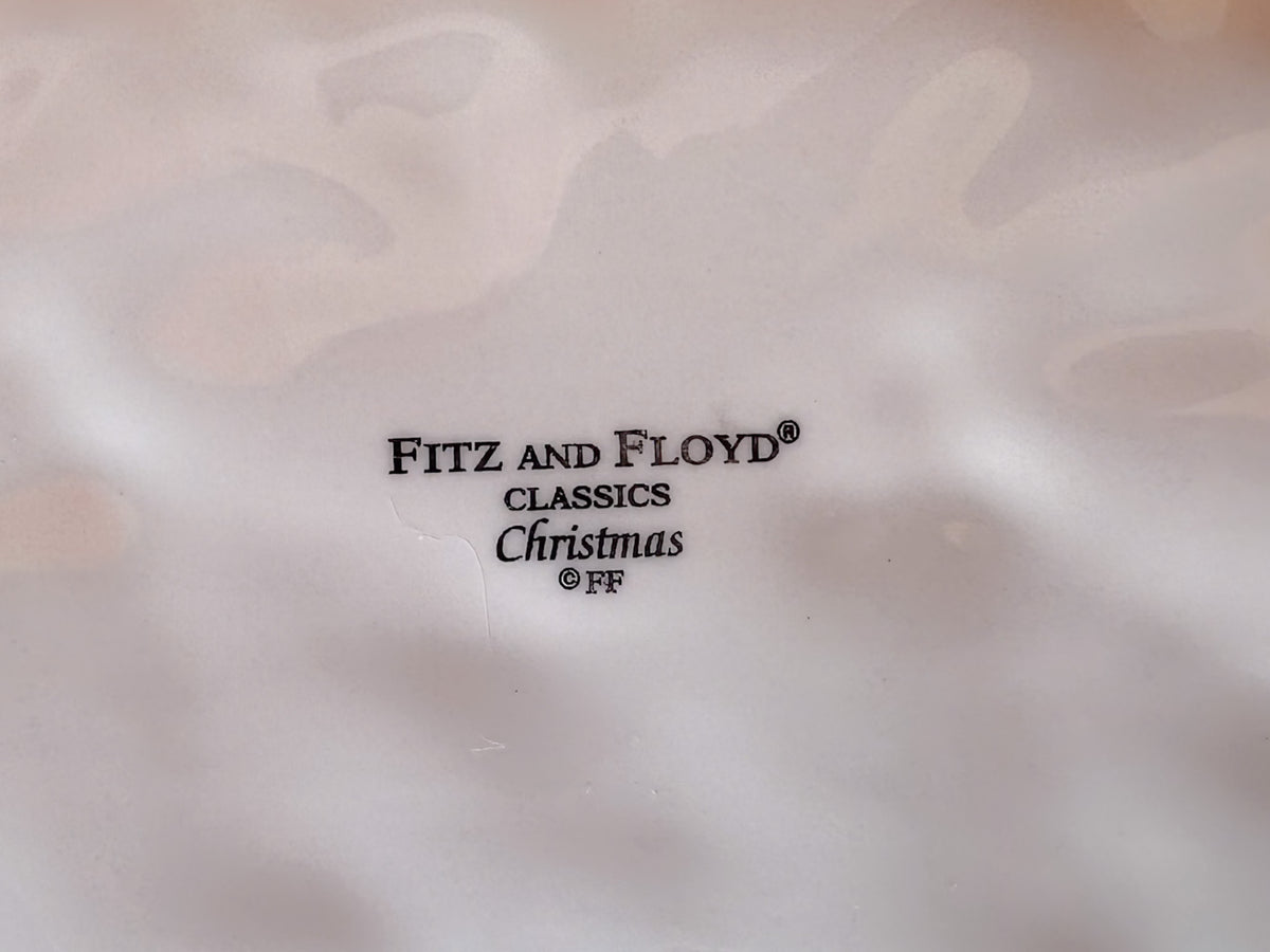 Fitz and Floyd Ornament Chip and Dip