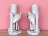 Fitz and Floyd Egret Candle Holders