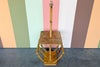 Old Florida Rattan Magazine Floor Lamp