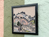 Chinoiserie Landscape Needlepoint Framed Art