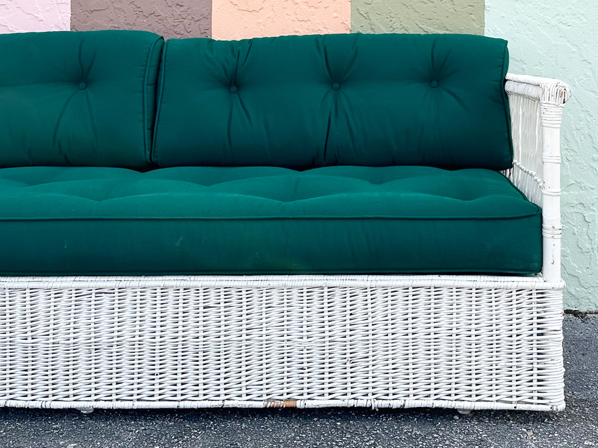 McGuire Braided Rattan Sofa