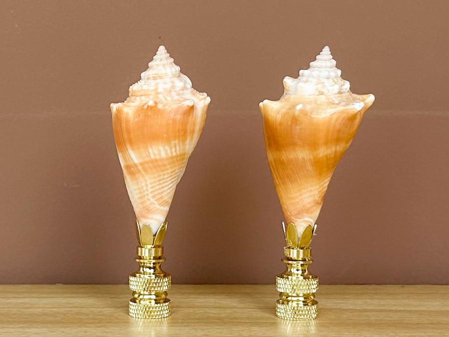 Orange Shell Finial