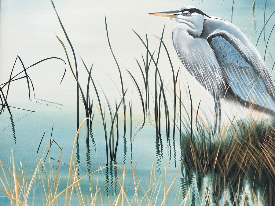 Blue Heron Original Art by Lee Reynolds