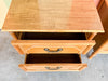 Natural Faux Bamboo Nightstands