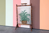 Hand Painted Tortoiseshell Bamboo Fireplace Screen