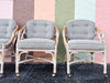 Henry Link Rattan Chippendale Dining Set