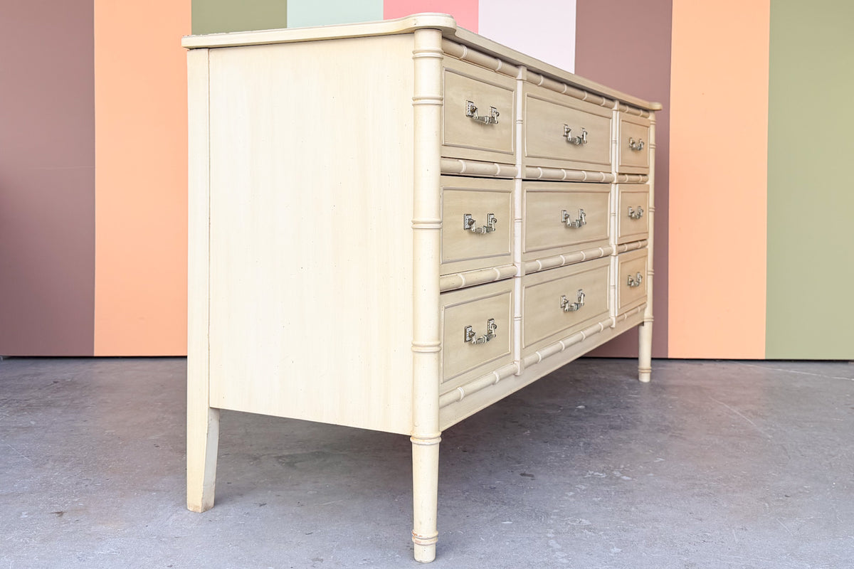 Henry Link Faux Bamboo Dresser