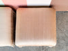 Pair of Blush Bullion Fringe Ottomans