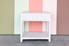 Coastal Chic Rattan Wrapped Nightstand