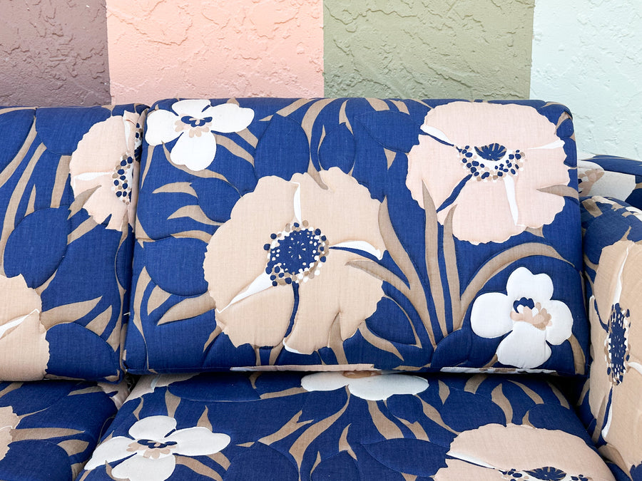 Fab Floral Upholstered Sleeper Sofa