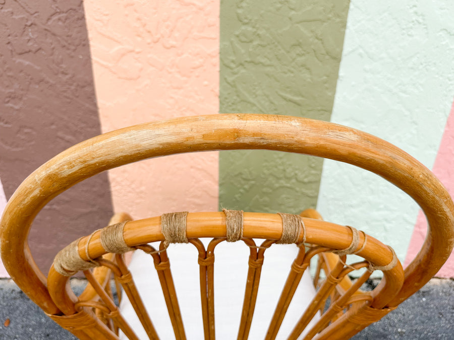 Set of Four Coastal Balloon Back Dining Chairs